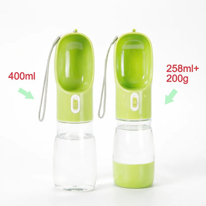 Tragbare Wasserflasche, ideal für Hunde und Katzen. Auslaufsicher.